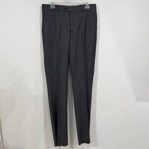 DKNY 100% Wool Charcoal Dress Pants for Men